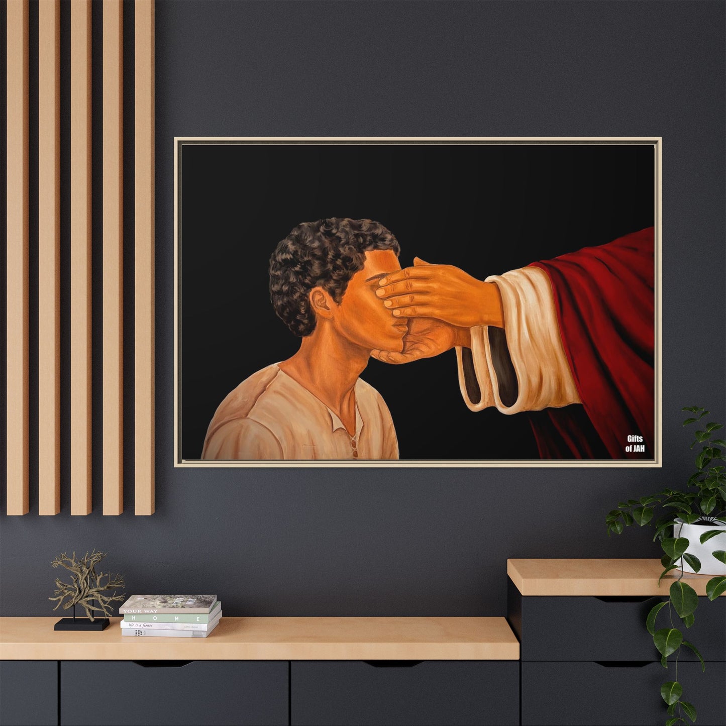 But Now I Can See Matte Canvas Framed Art
