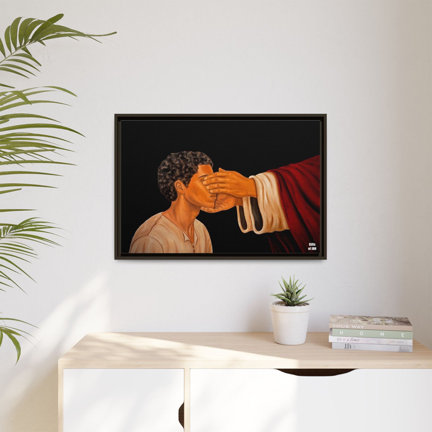 But Now I Can See Matte Canvas Framed Art