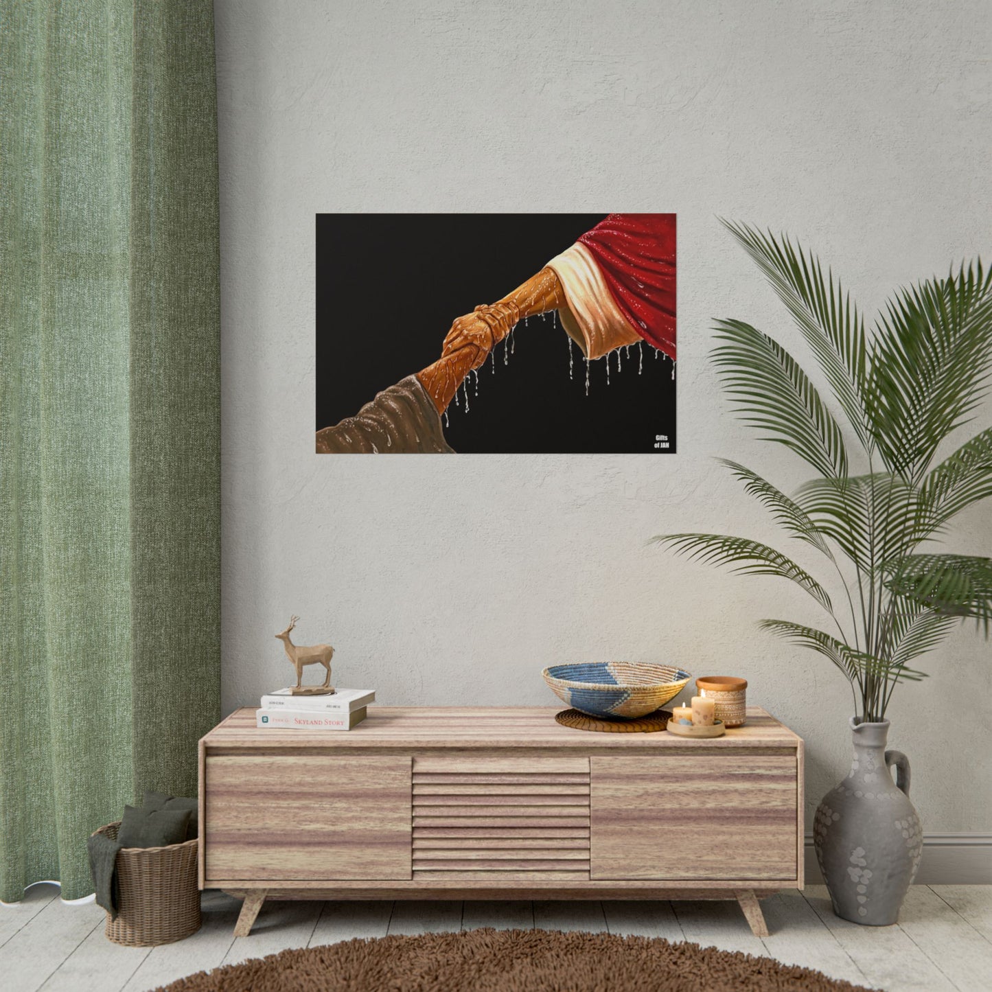 Copy of Copy of Faith's Silent Surrender Rolled Semi-Glossy Art Print