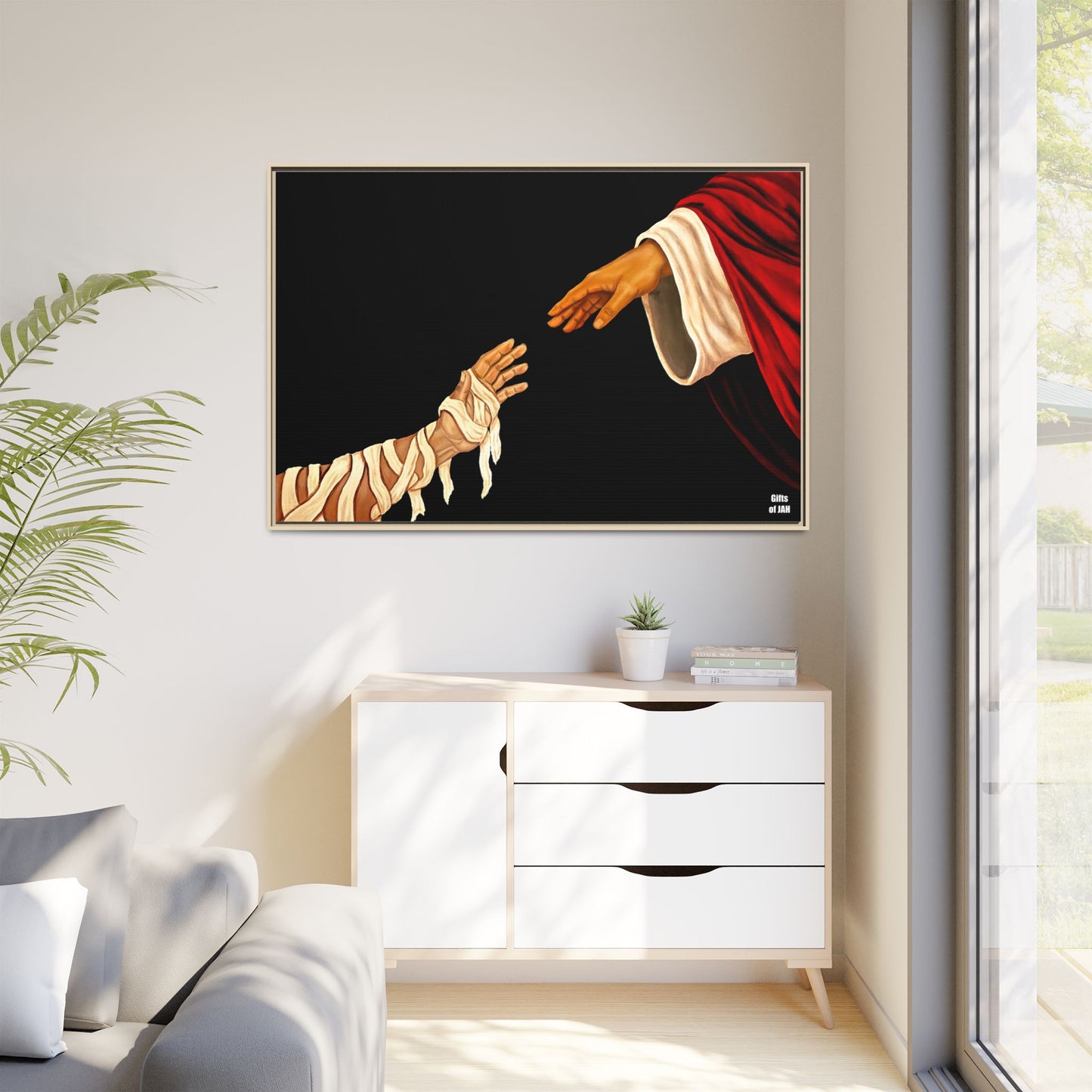 No Longer Bound Matte Canvas Framed Art