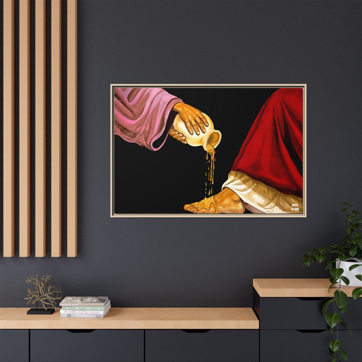 The Alabaster Jar Matte Canvas Framed Art