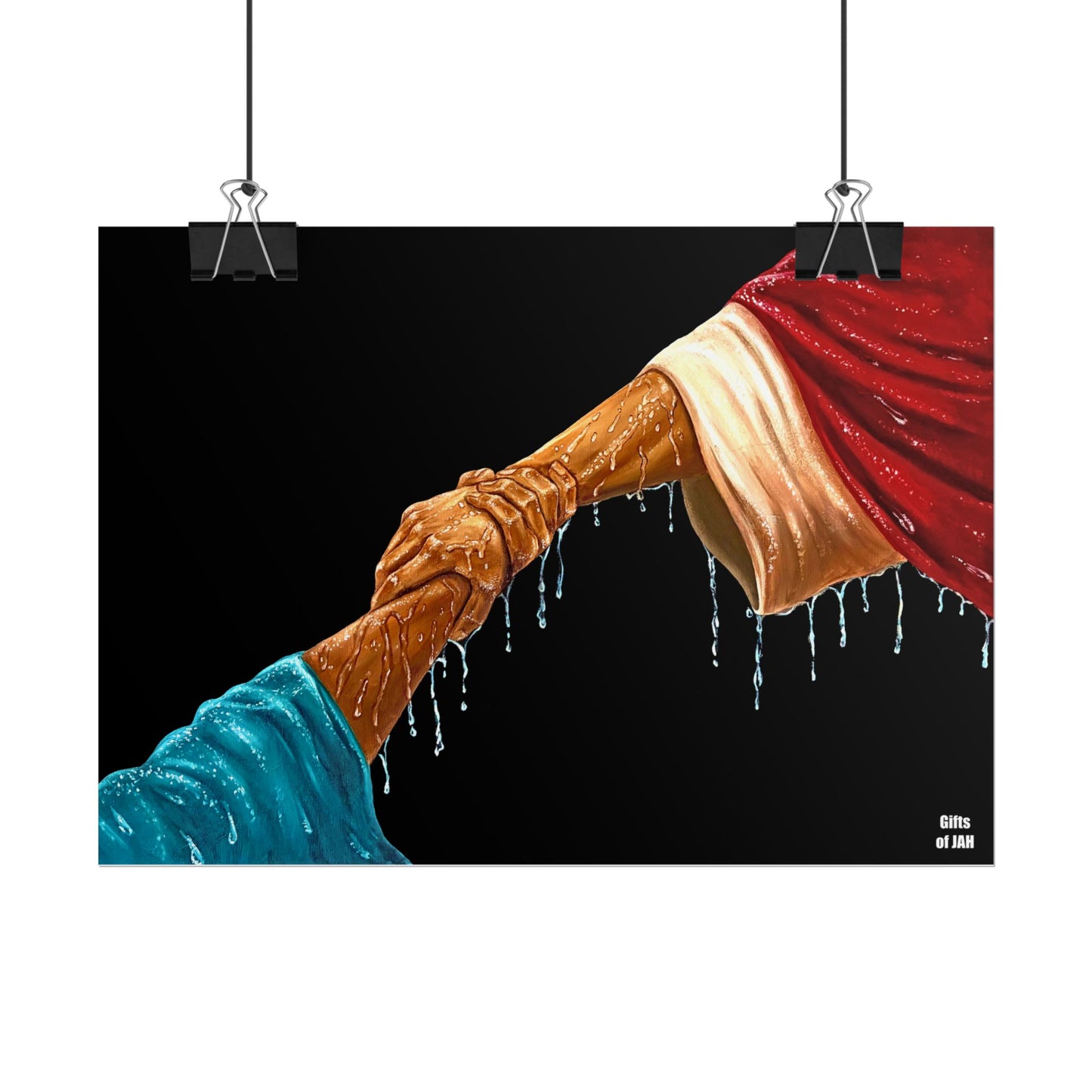 Keep Your Eyes On Him Rolled Semi-Glossy Art Print