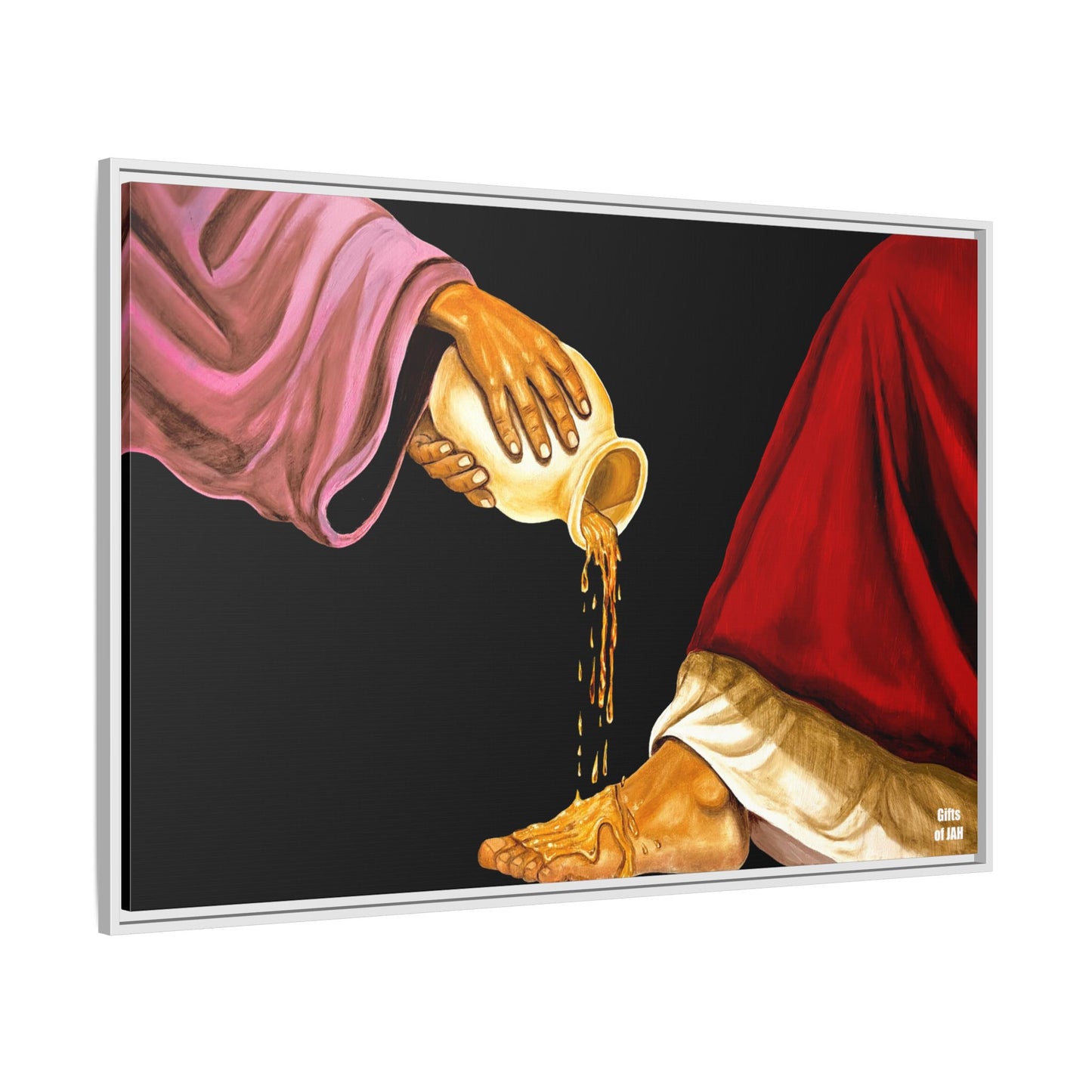The Alabaster Jar Matte Canvas Framed Art
