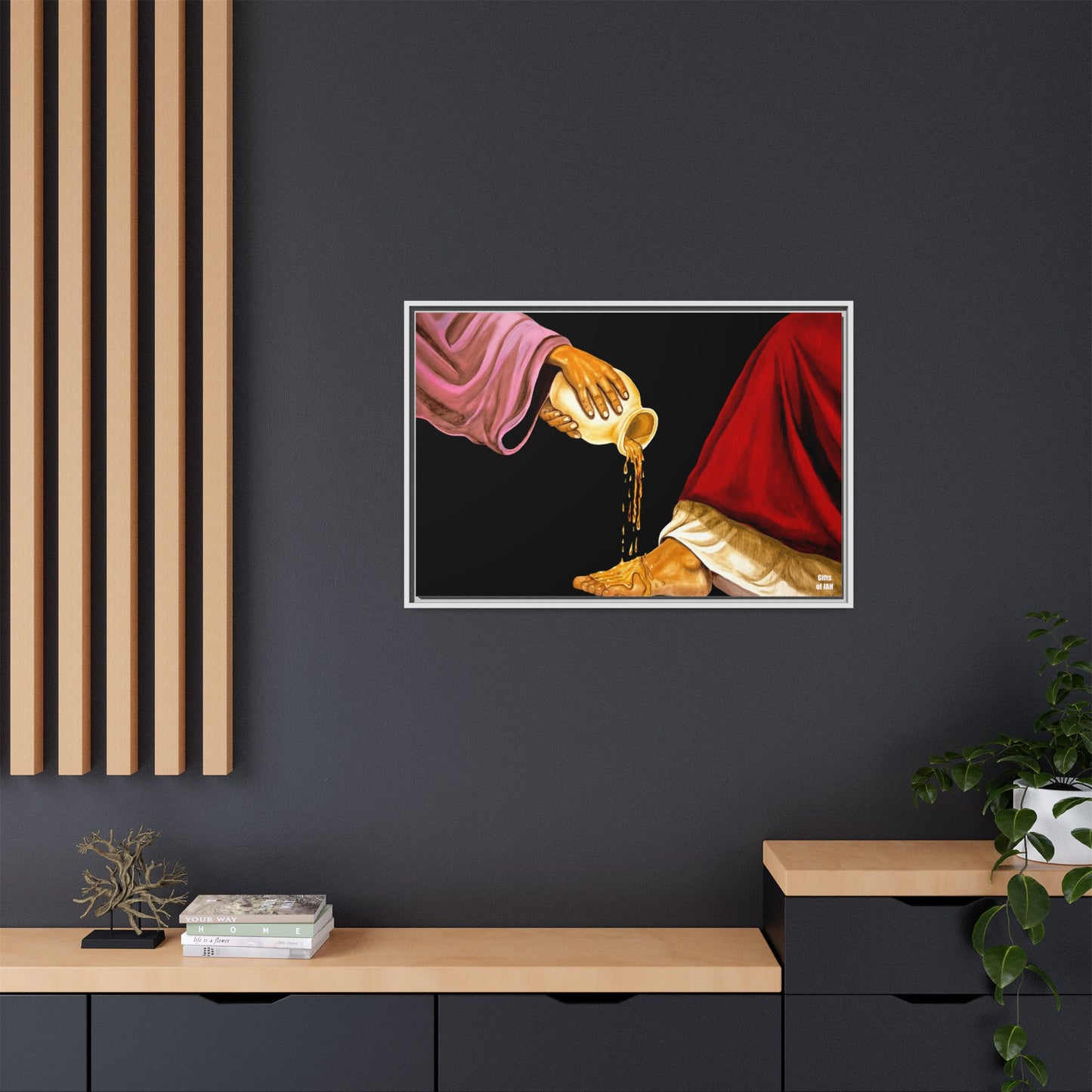 The Alabaster Jar Matte Canvas Framed Art