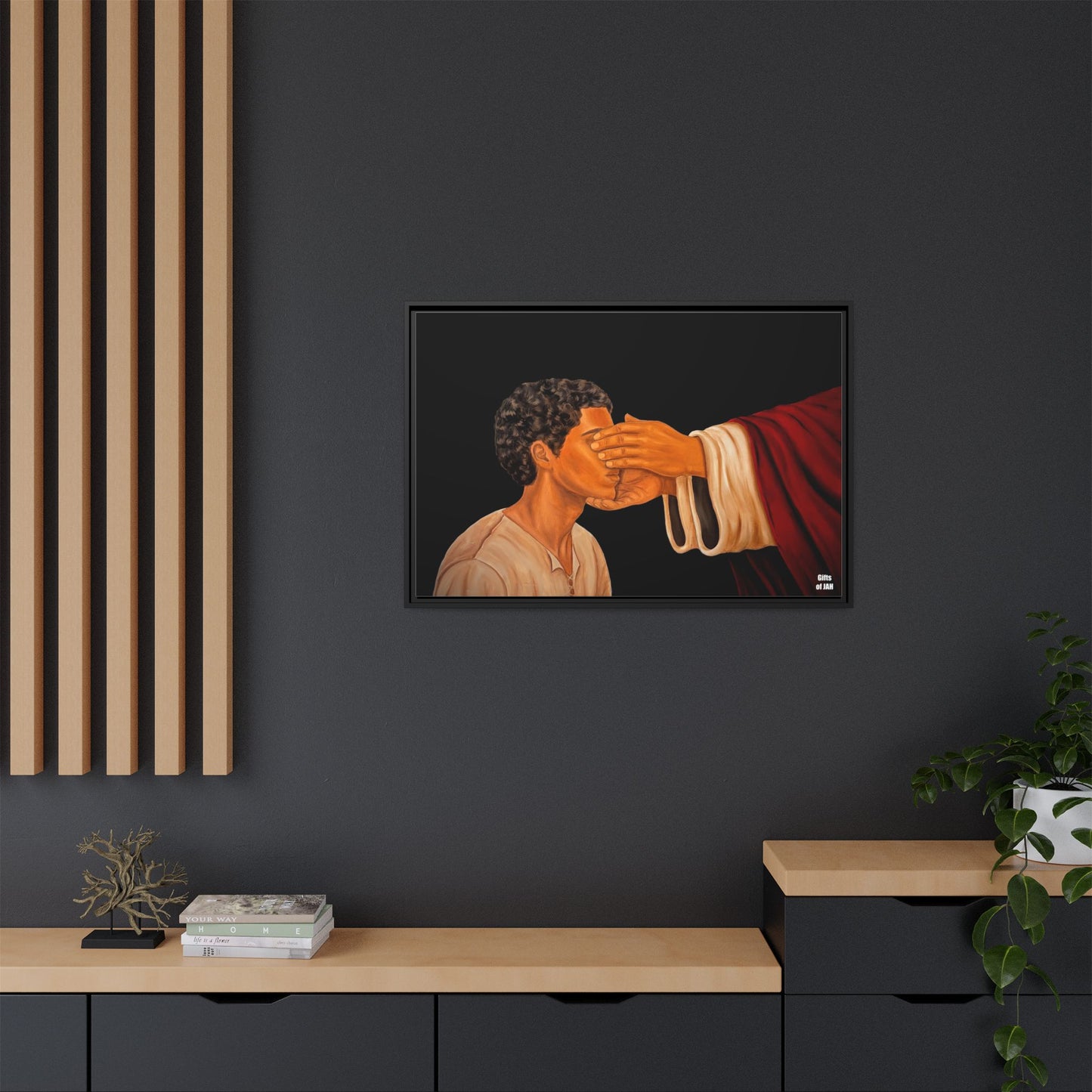 But Now I Can See Matte Canvas Framed Art