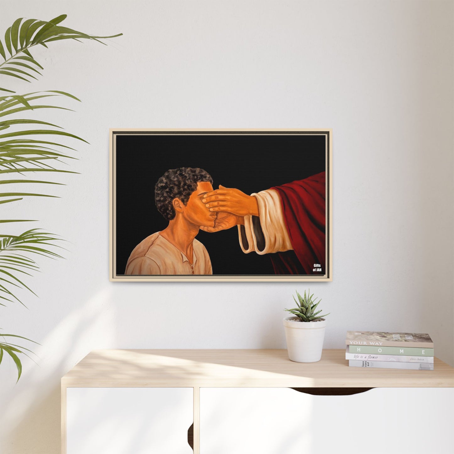 But Now I Can See Matte Canvas Framed Art