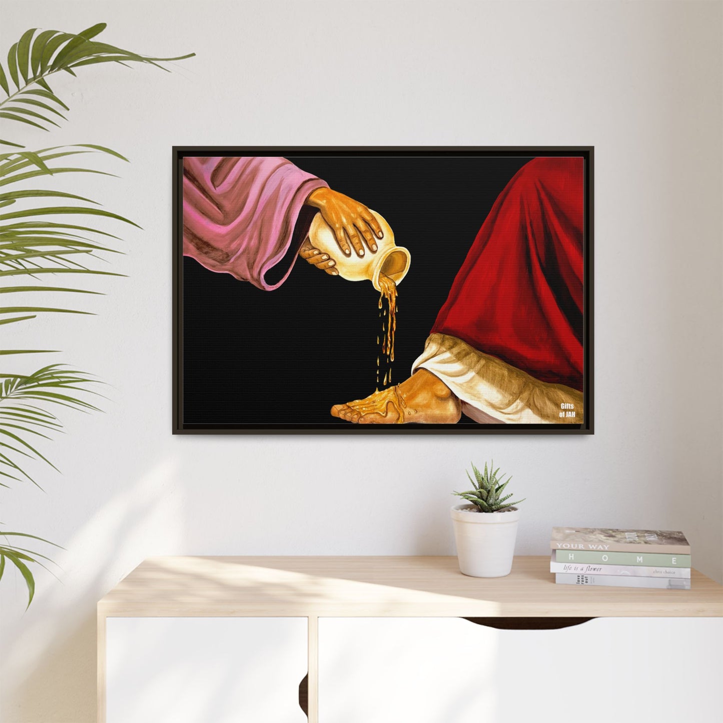 The Alabaster Jar Matte Canvas Framed Art