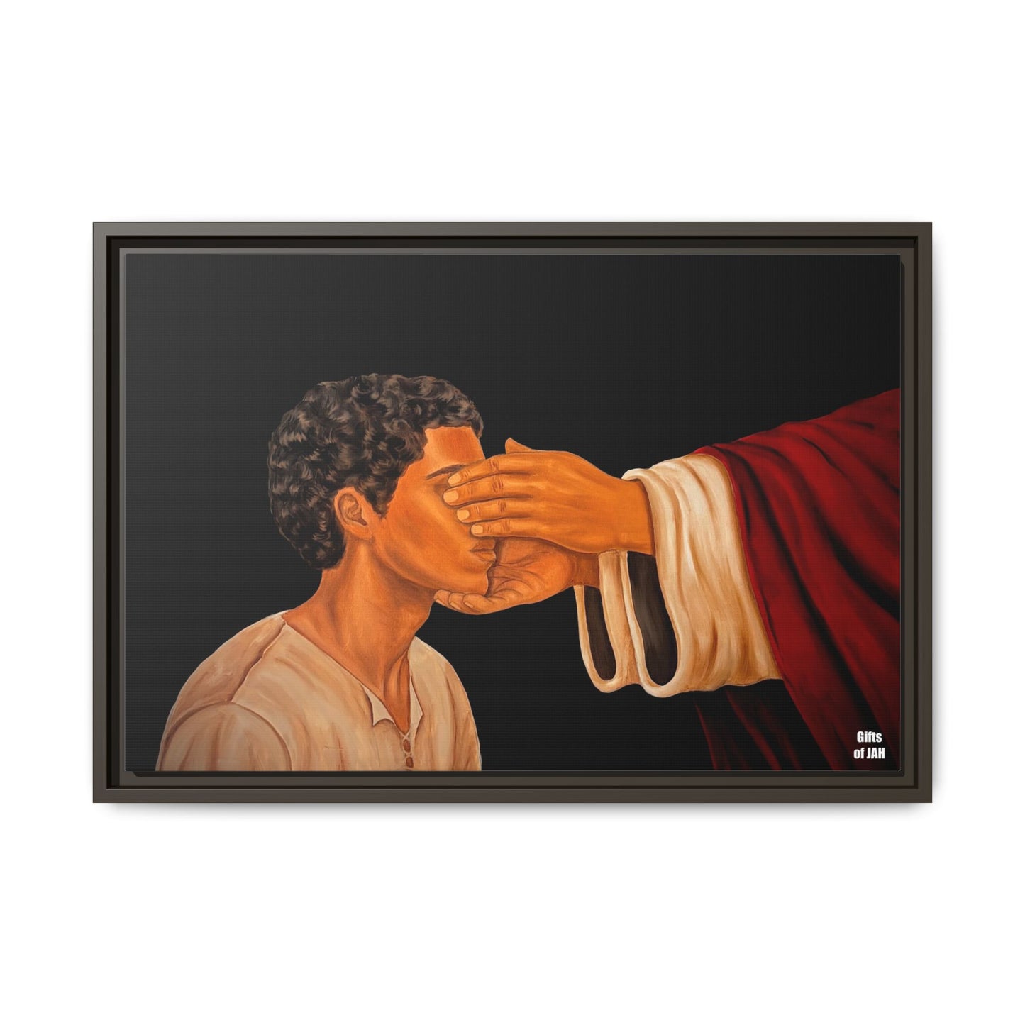 But Now I Can See Matte Canvas Framed Art