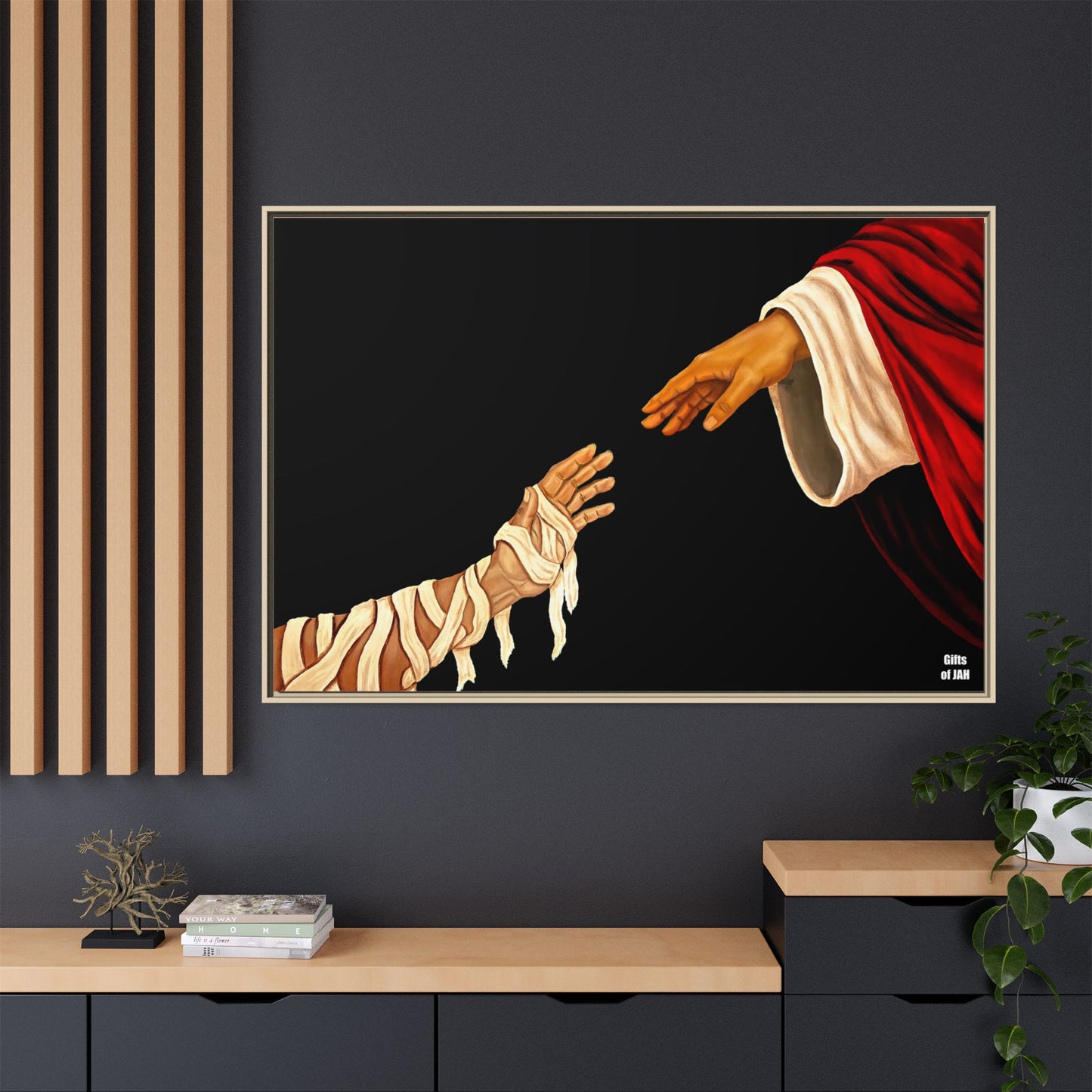 No Longer Bound Matte Canvas Framed Art