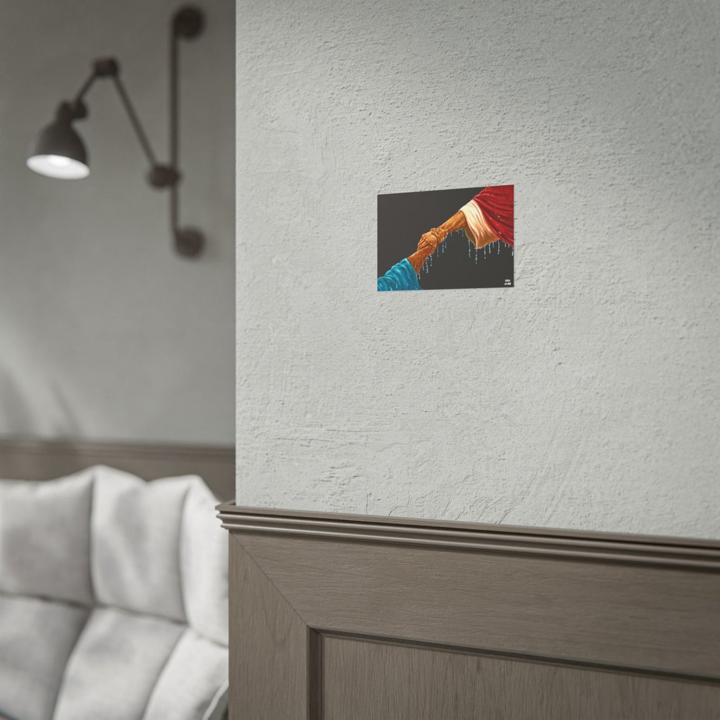 Keep Your Eyes On Him Rolled Semi-Glossy Art Print