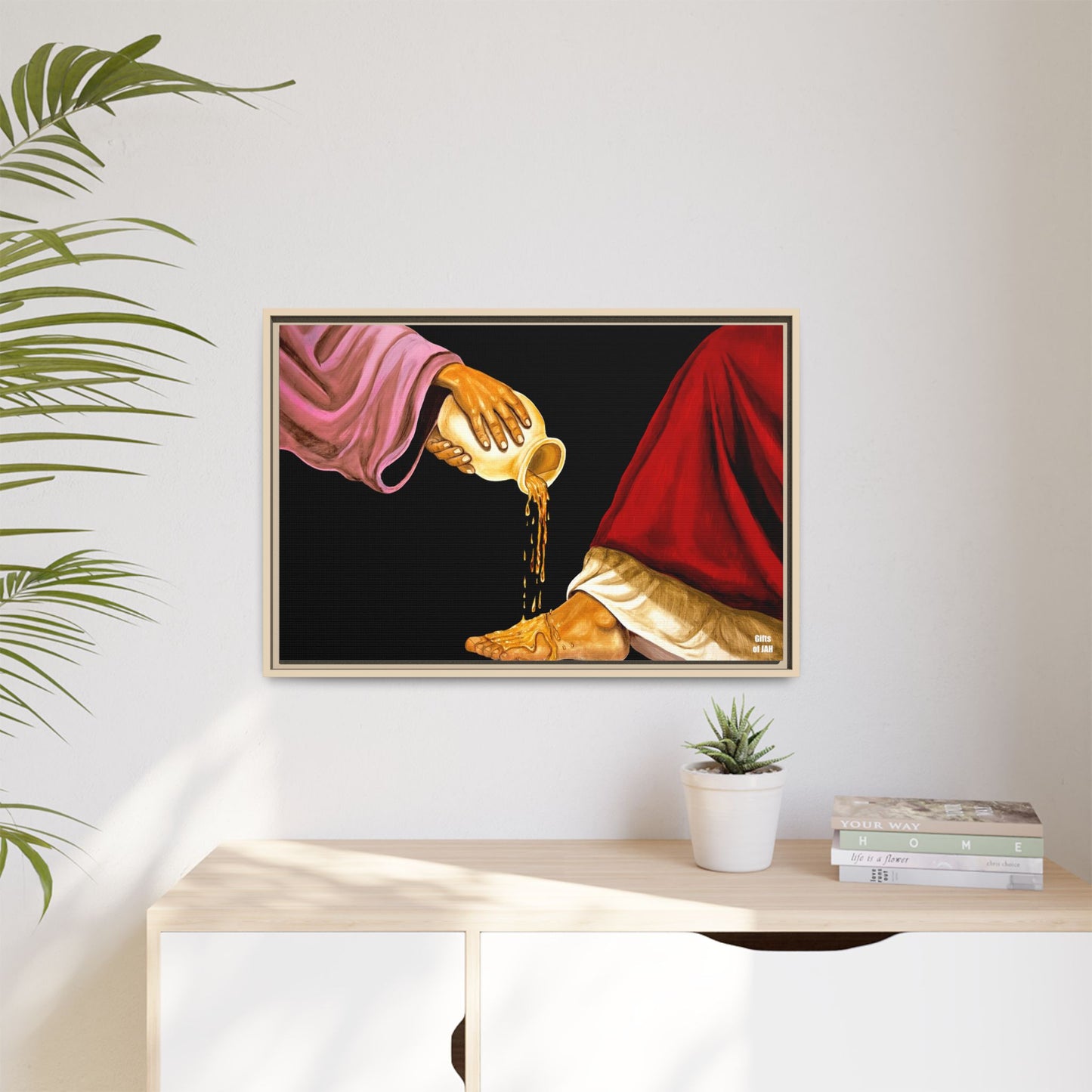 The Alabaster Jar Matte Canvas Framed Art