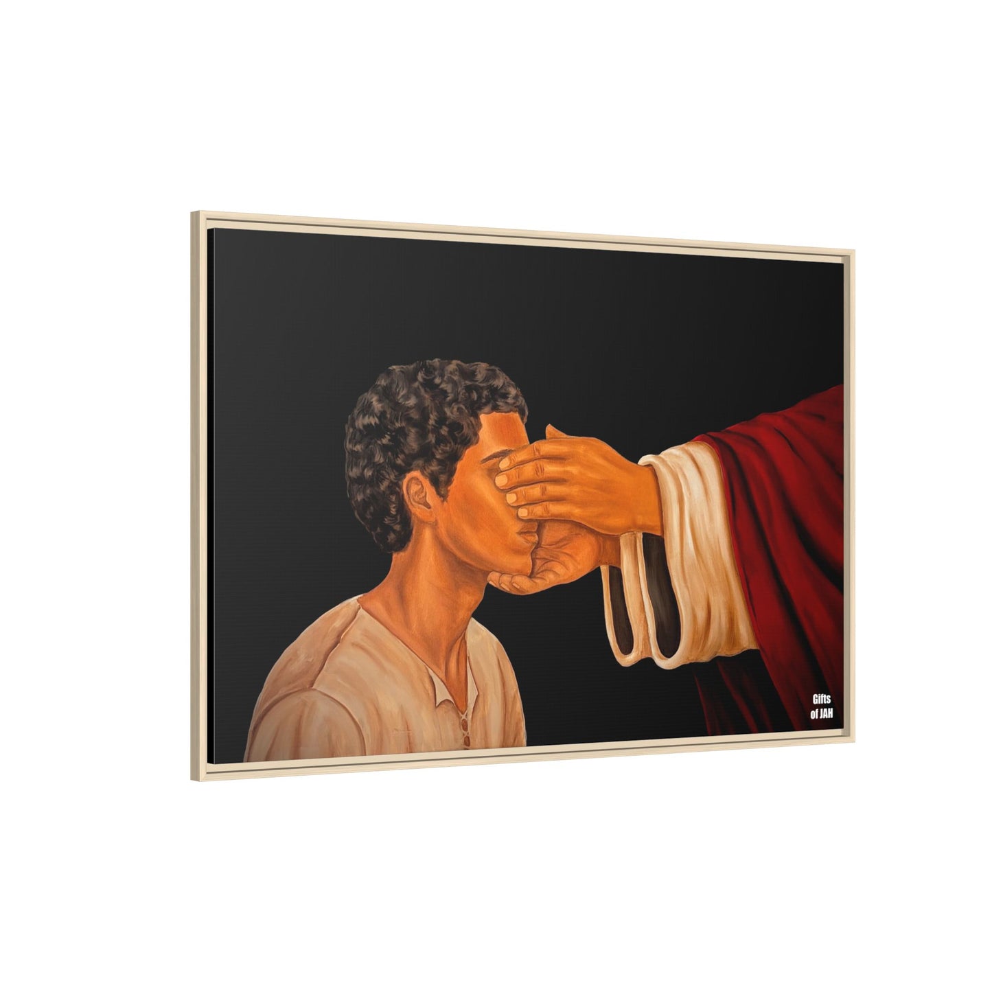 But Now I Can See Matte Canvas Framed Art