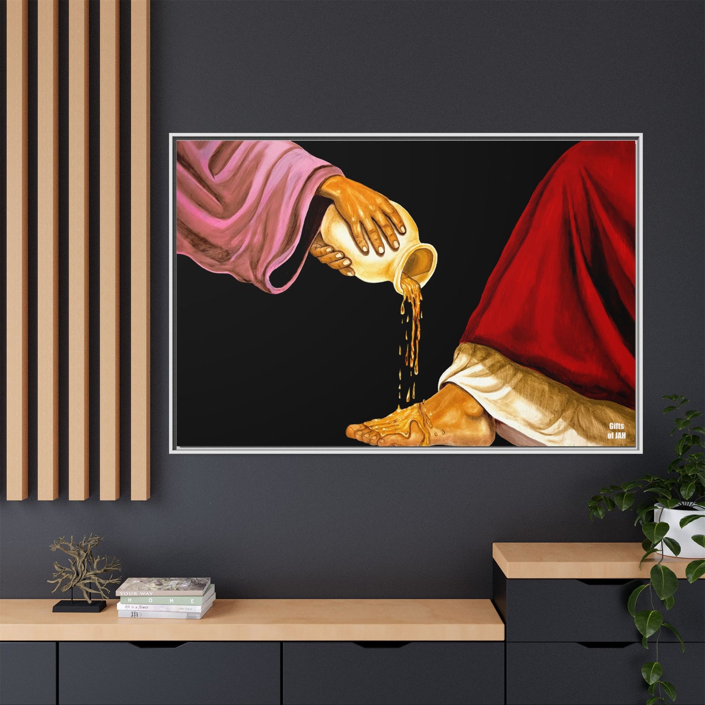 The Alabaster Jar Matte Canvas Framed Art