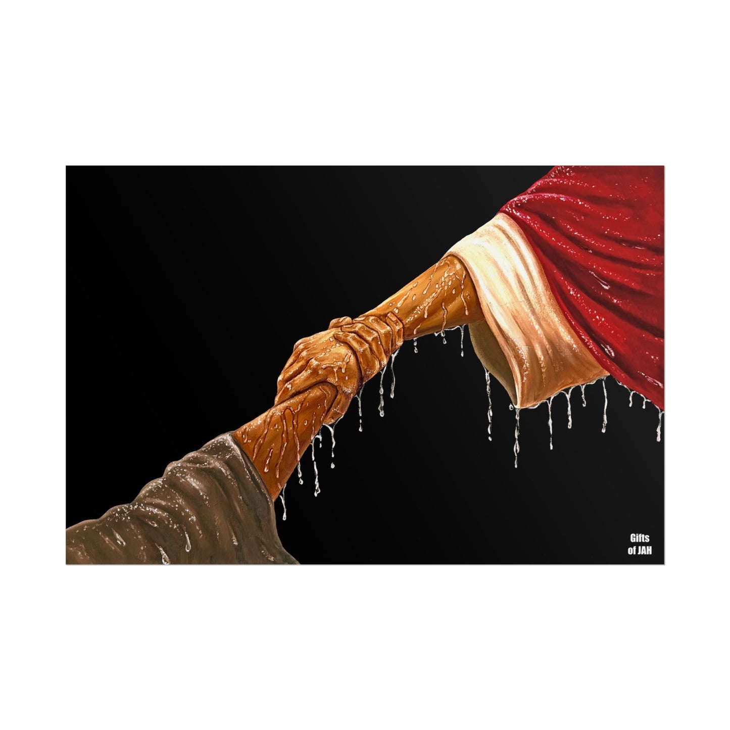 Copy of Copy of Faith's Silent Surrender Rolled Semi-Glossy Art Print