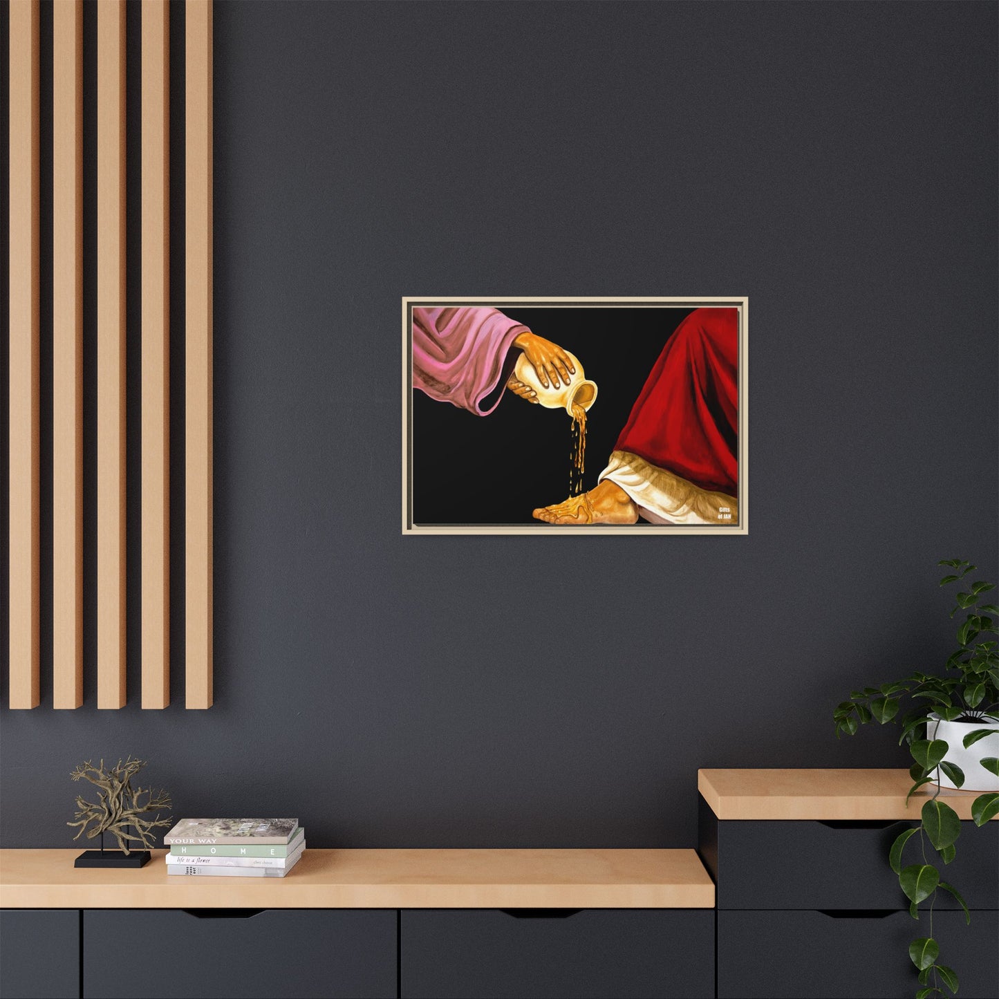 The Alabaster Jar Matte Canvas Framed Art