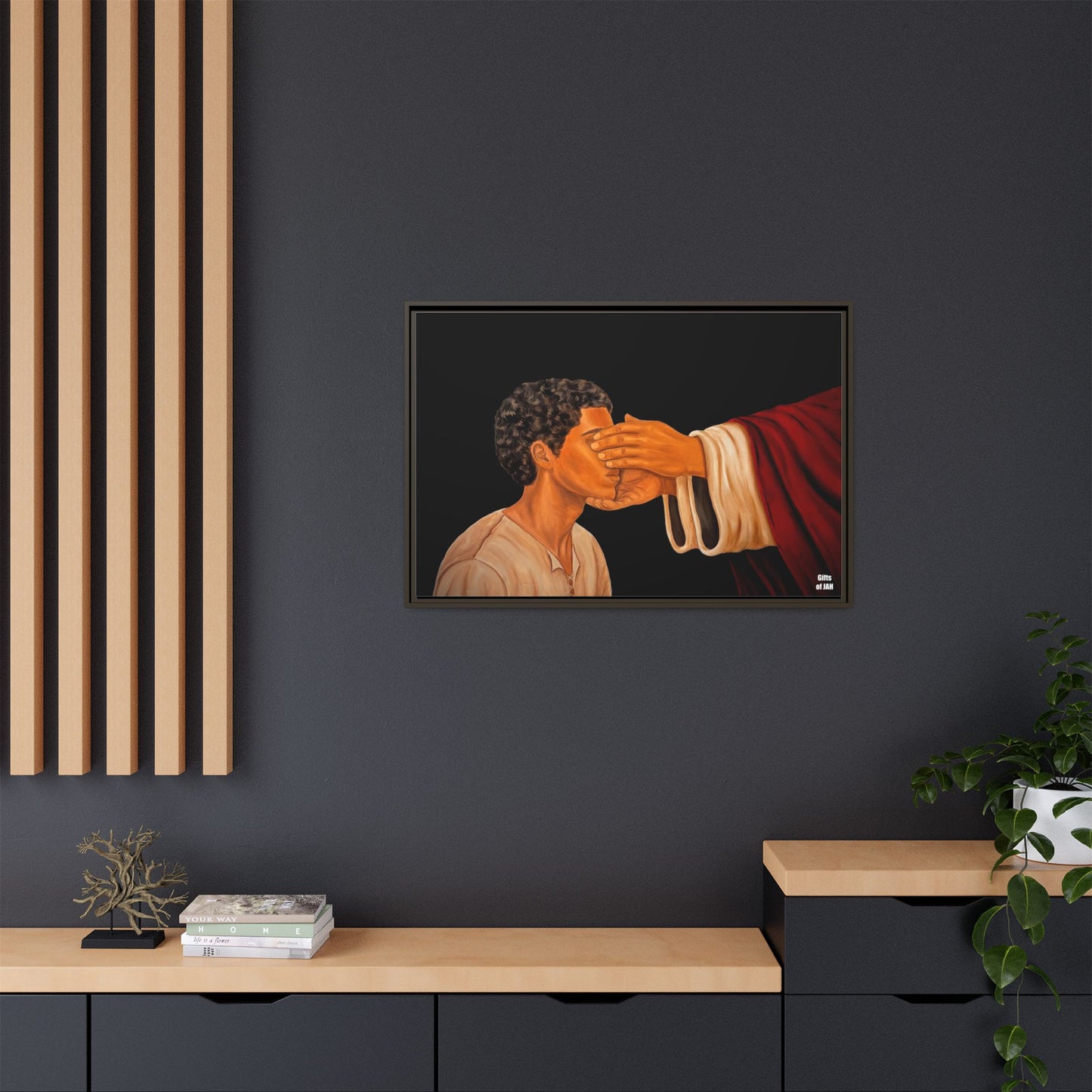 But Now I Can See Matte Canvas Framed Art