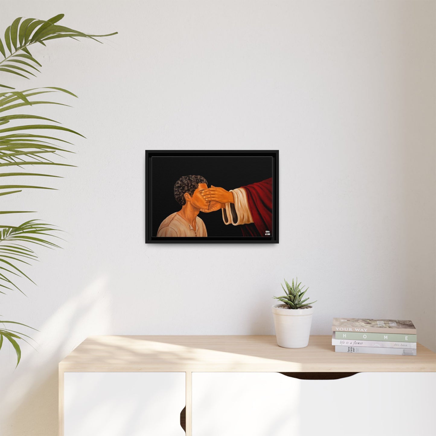 But Now I Can See Matte Canvas Framed Art