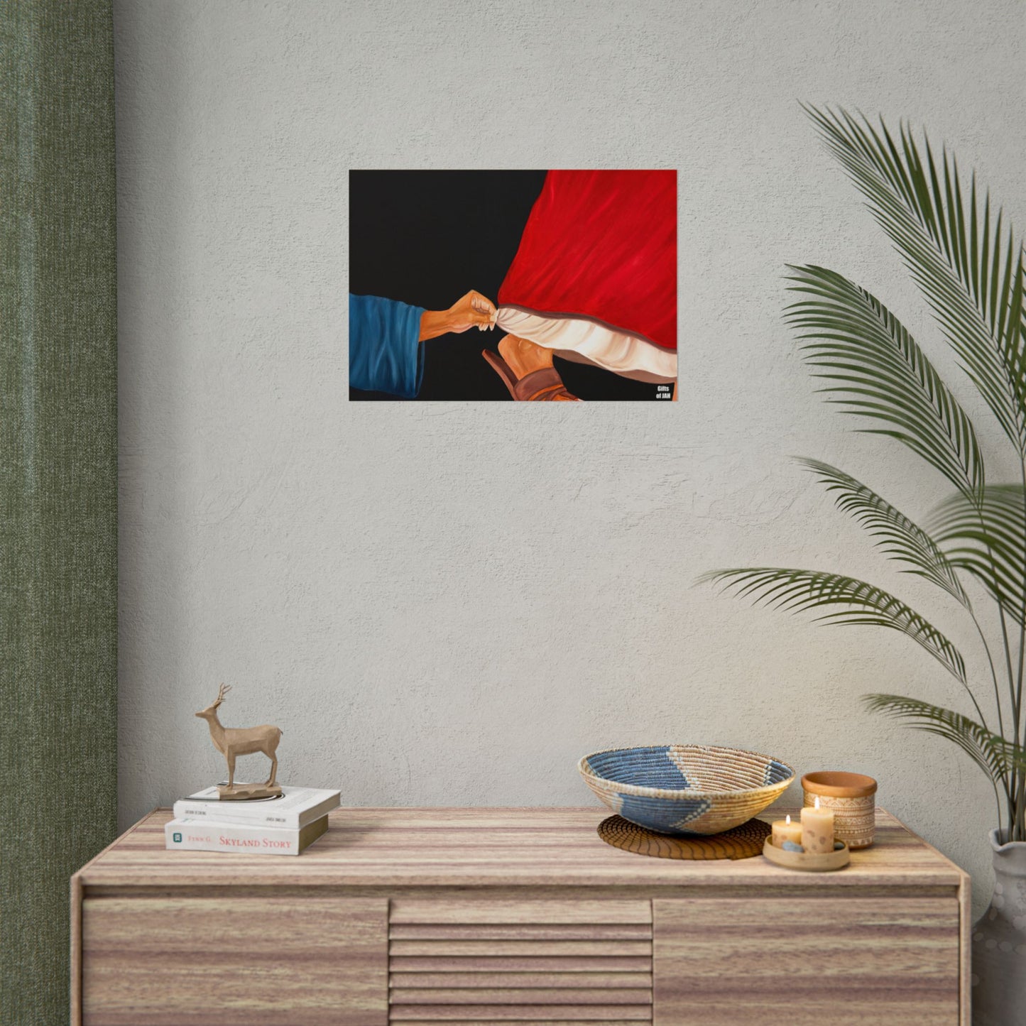 Faith's Silent Surrender Rolled Semi-Glossy Art Print