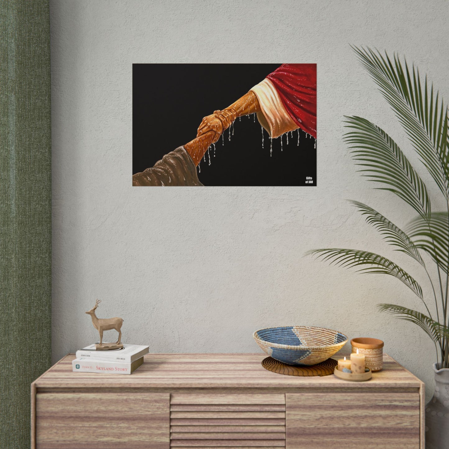 Copy of Copy of Faith's Silent Surrender Rolled Semi-Glossy Art Print