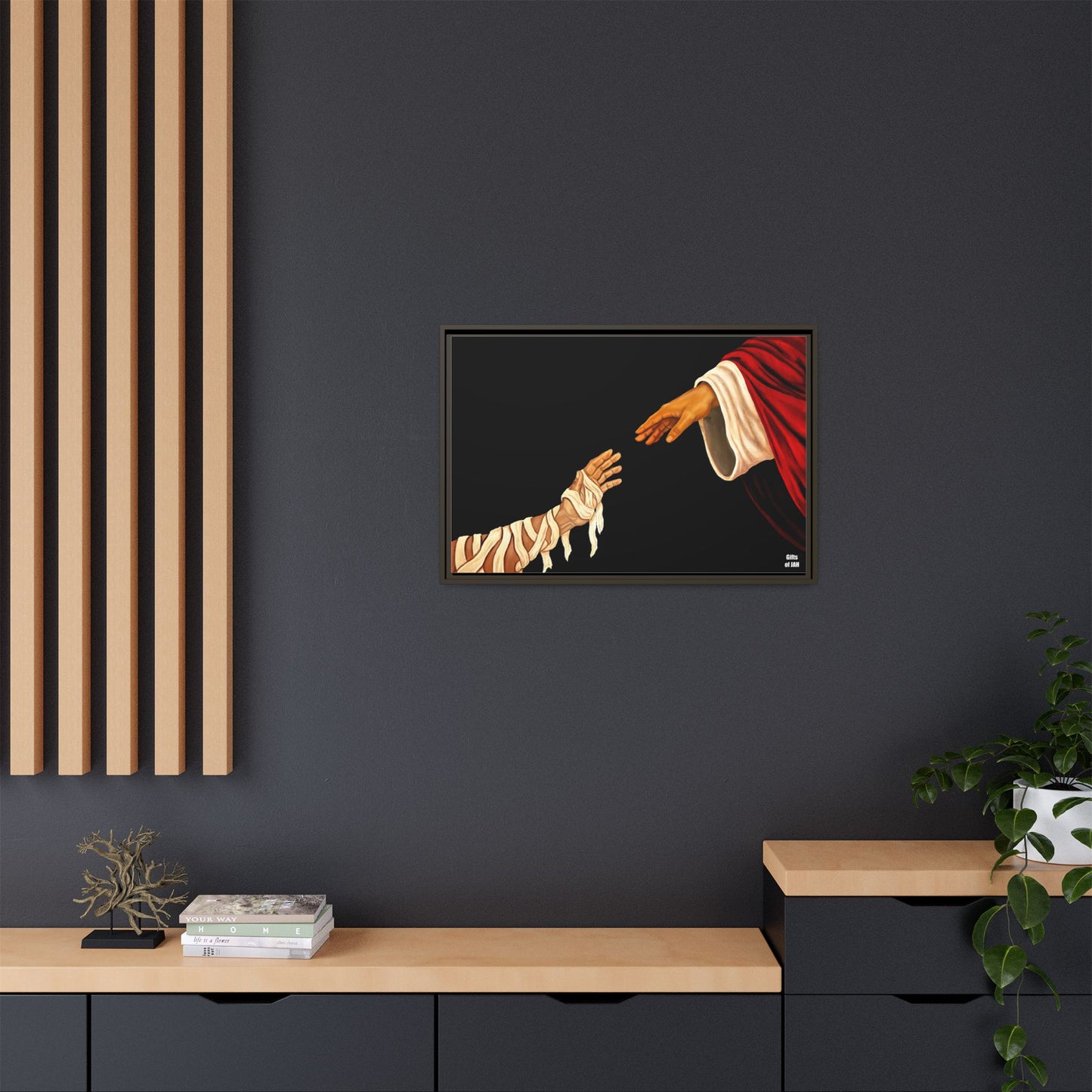 No Longer Bound Matte Canvas Framed Art
