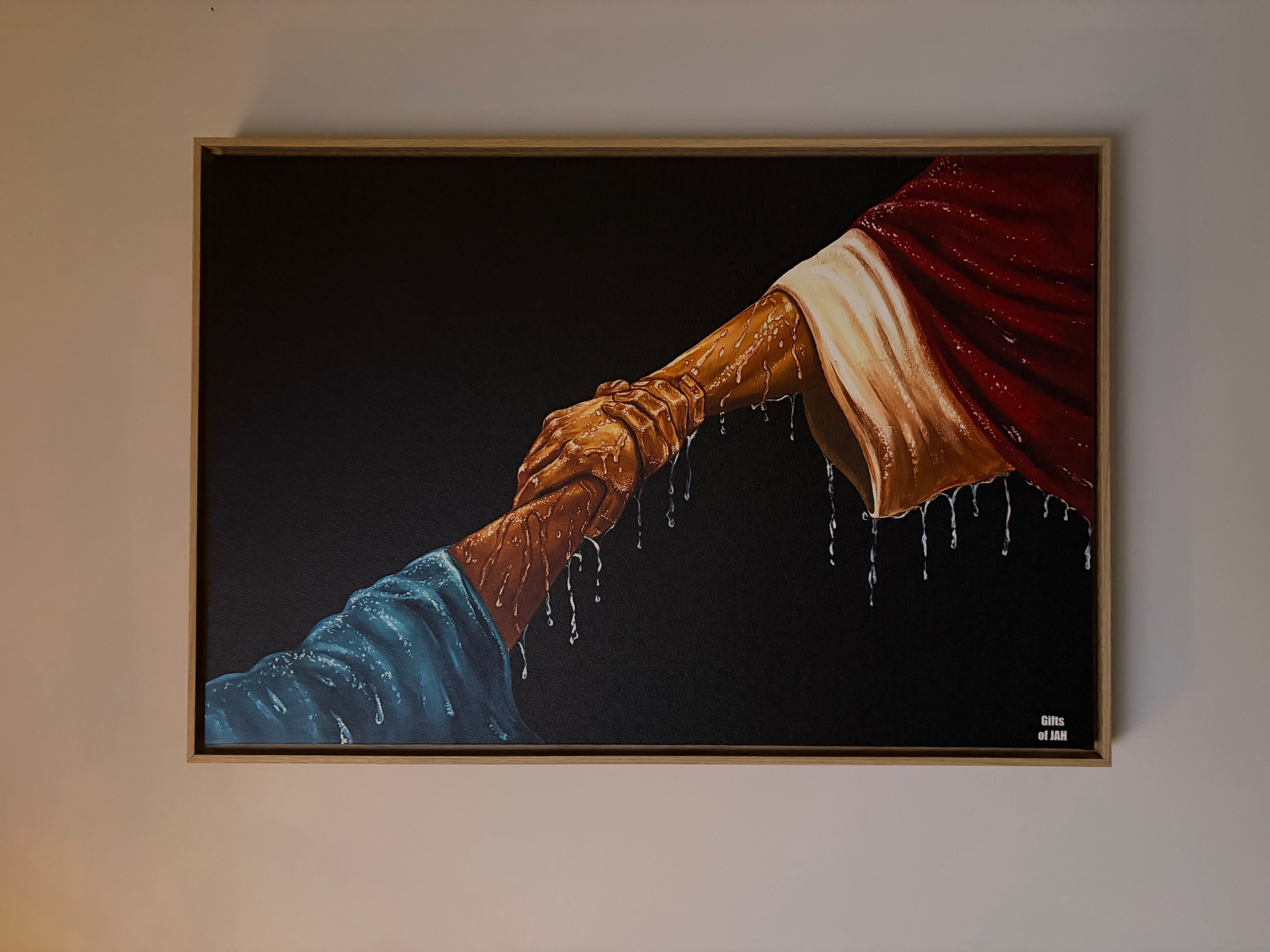 Keep Your Eyes on Him - Framed Canvas