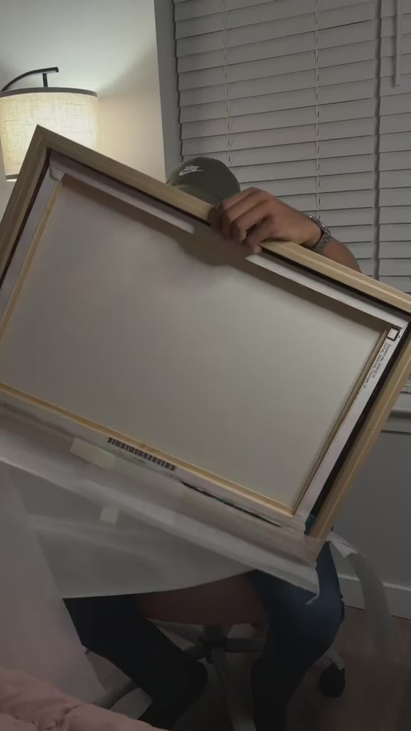 Keep Your Eyes on Him - Framed Canvas